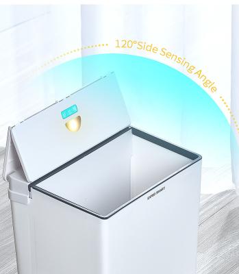 China Viable Smart Automatic Smart Sensor Bin Sensor Rechargeable Electric LED Waste Bin Waste Bin Waste Box for sale