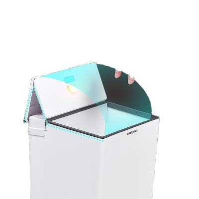 China Viable Smart Automatic Smart Sensor Bin Sensor Rechargeable Electric LED Waste Bin Waste Bin Waste Box for sale