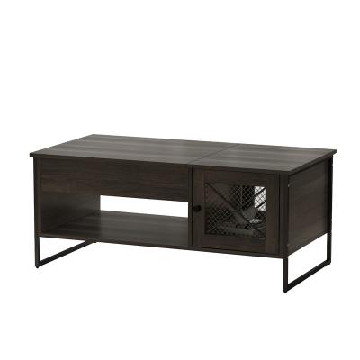 China Modern Multifunctional Wooden Lift Top Coffee Table With Stainless Steel Metal Legs, Coffee Table Adjustable Tea Table for sale