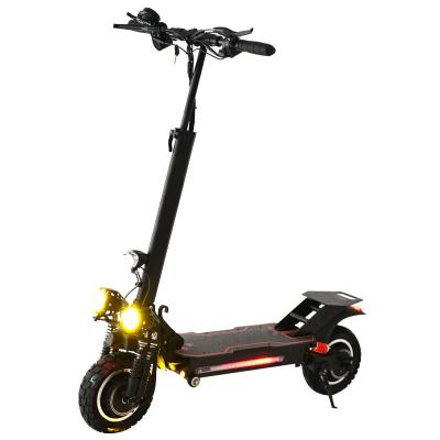 China EU warehouse 1200W DC brushless electric scooter unisex 10 inch pneumatic tire e-scooter dual motor scooter electro for sale