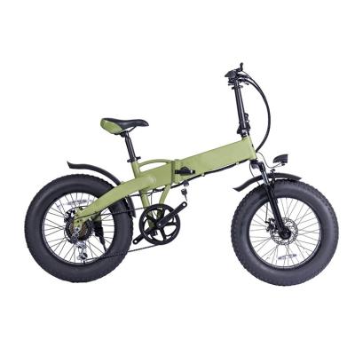 China Aluminum simple and easy to operate aluminum fat tire 20inch electric mountain bike for sale