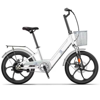 China Best Seller 20inch High Carbon Steel 36V 250W High Carbon Steel Bike Electric City Bike for sale