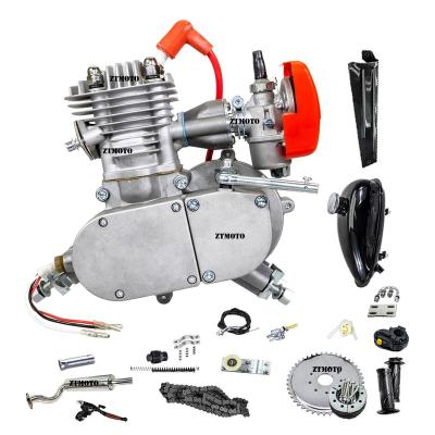 China Gear ZTMOTO-85 Carburetor Bike Motor Set Genuine 85cc 52MM Bore Reed Valve 85cc Engine Motorized bicicleta 85 Ghost 85 Bike Kit for sale