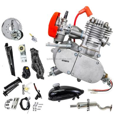 China High Speed ​​Carburetor Power Full Set True 85 DC 2 Stroke Bicycle Motor Kit Gas Motorized Bicycle Part Per Motor for sale