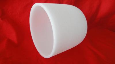 China Fused white quartz crucible all kinds of size for sale