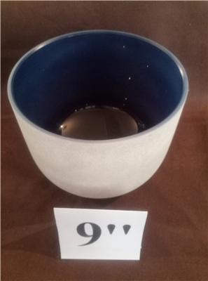 China Frosted Quartz  Indigo Quartz Singing Bowls for Sound Healing A for sale