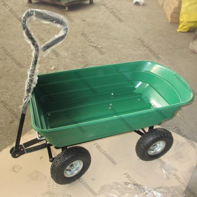 China Unfolding Garden Tool Cart TC2145 Or MH2145 Europe With Rubber Wheel 4.10/3.50-4 for sale