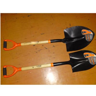 China Agriculture High Quality Metal Hand Shovel Gardening Steel Shovel With Wooden Handle S518FD for sale