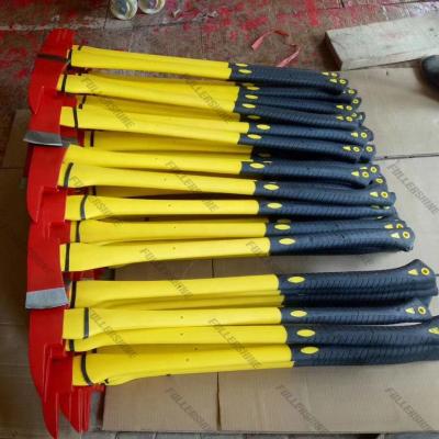 China Unrated Steel Fire Ax With Long Wooden Handle Hatchets A623 for sale