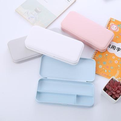 China Schools & KEXIN Desks Multi-compartment Large Capacity Matching Pencil Case For Student Pencil Case Printing LOGO Pen Case Simple Wholesale for sale