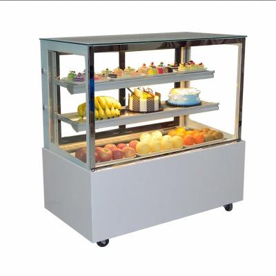 China Single-temperature 3-Layer Cake Display Acrylic Food Display Box Cake Display Box for sale