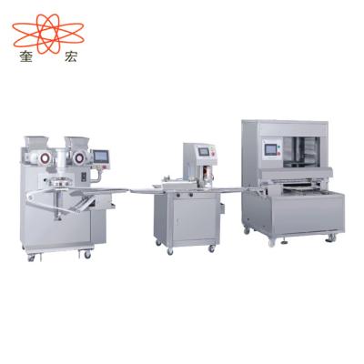 China High quality stainless steel Mooncake snack machine, automatic computer controlled mooncake tray arranging machine for sale