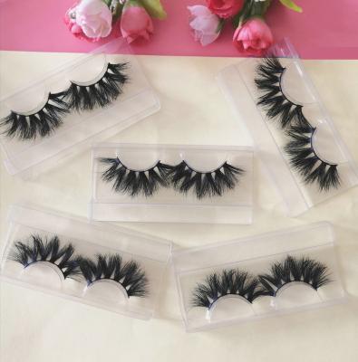 China 3D Siberian Mink Lashes Full Volume Fluffy 25mm Thick Dramatic Cruelty Free Mink Lashes Extension for sale