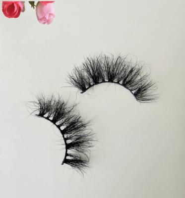 China 100% False 3D Mink 16mm c curl Tape Mink 18mm Korean Natural Hair Super Fluffy 3D Eyelashes With Private Label for sale