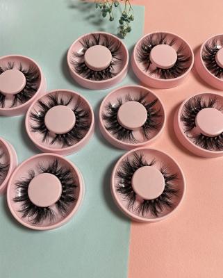 China Super fluffy private label own brand 3d 5d 100% real 3d 5d paper plastic box mink eyelashes tapered sellers for sale