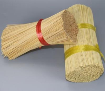 China Natural indian incense and bleach color agarbatti round small bamboo sticks for incense for sale