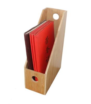 China Eco - Friendly Bamboo Books Catalogs Books Rack Magazine Rack Manufacturer for sale