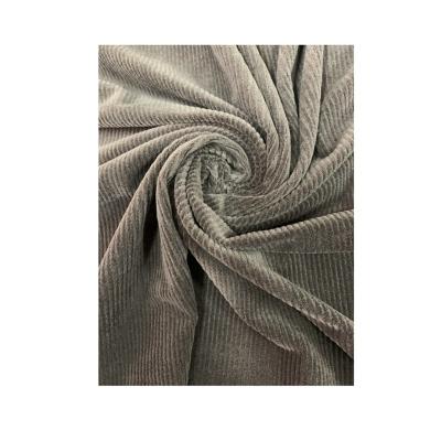 China 515TP153 clothing fabric custom comfortable 90polyester 10spandex corduroy fabric for sale