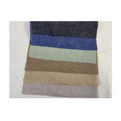 China High Quality Customized Fabric Multi Color Available Linen Garment Fabric 100% Linen Fabric for sale