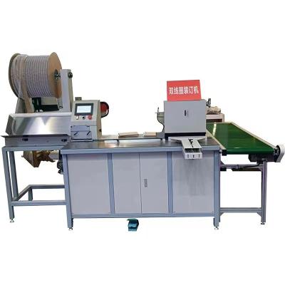 China WNB-420 Double Wire Notebook Binding Machine Spiral Wire O Spring Book Binder Binding Machine Without Changing Mould for sale