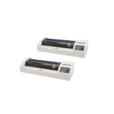 Κίνα 330 καυτή/κρύα Laminator Leds μηχανή, μηχανή ελασματοποίησης εγγράφου κυλίνδρων Dia25mm A3 προς πώληση