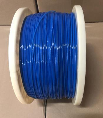 China Blaue 10mm 12mm Plastikspulen-Schwergängigkeit 18-25kg Soems pro Rolle, PVC-Fadenrollenspirale zu verkaufen