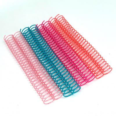 China Nanbo 48 schlingt einzelne PlastikSpirale, 1.3mm PVC-Spulen-Bindedraht zu verkaufen