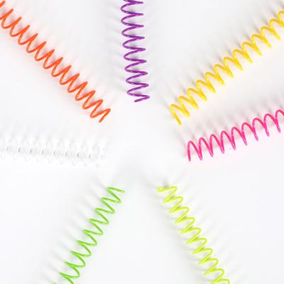 China 11.1mm Dokument einzelne Plastikspulen-gewundenes Schleifen-Ring Bookbinding Use Coils Fors A4 zu verkaufen