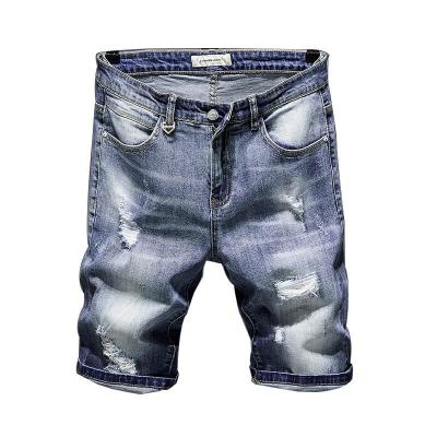 China Breathable Cheap Cotton Ripped Denim Mens Shorts On Line Bulk Wholesale for sale