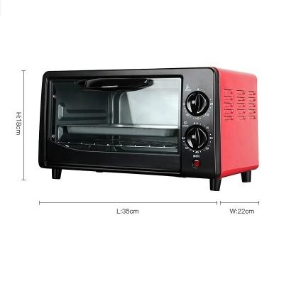 China 12L Mini Hotel Oven Countertop Toaster Oven With 60 Minute Timer for sale