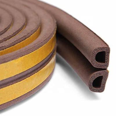 China Doors And Windows Customized High Quality Self Adhesive Weatherstrip EPDM Foam Sponge Rubber Seal Strip for sale