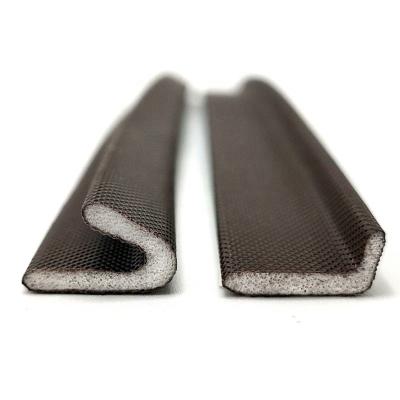 China Modern Factory Wholesale High Quality Wardrobe Door Sealing Strip PU Foam V Shape Backed Self Adhesive Door Seal Strip for sale