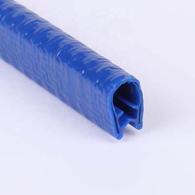 China Hot Selling Strong Tension Waterproof Durable Anti Aging Flexible PVC Extruded Steel Sheet U Shaped Edge Trim Car Door Built Seal Rubber Strip for sale