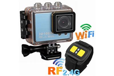 China High Definition Customized Waterproof Action Cameras with Remote Control 1050mAh Battery for sale