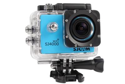 China Blue 1.5 Inch Screen Wifi Outdoor Sports Camera 1080P Waterproof  for Underwater Use for sale