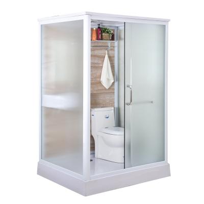 China With Frame Bathroom Set Steam Decoration Strip Acrylic Shower Room Portable Prefab Fiberglass Shower Cabinet Tempered Glass Clear Sliding » for sale