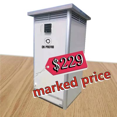 China Toilet makers red portable toilet cubicle for sale