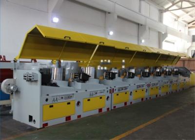 China Straight Line Medium Wire Drawing Machine , 4 - 6.5 Mm Aluminium Wire Drawing Machine for sale