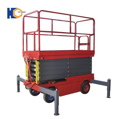 China Aerial Platform Scissor Lift Hotels 9m Electric Hydraulic Lifting Man AC for sale