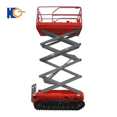 China Full Automatic Crawler Scissor Lift Platform Machine Easy Crawler Convenience Safety Operation Platform Price for sale