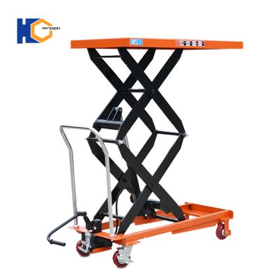 China Keywords 2m Hydraulic Hand Adjustable Hydraulic Cargo Lift Table for sale