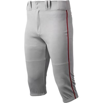 China New Antibacterial Custom OEM Adult Gray Baseball Pants Cool-Dry Cloth Baseball Shorts for sale