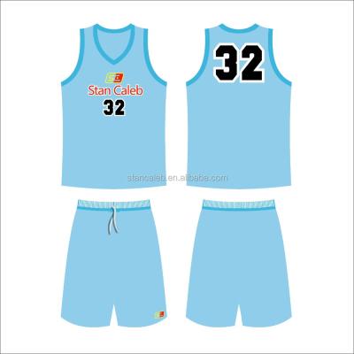 China Stan Caleb SC-cp23 Antibacterial Custom Basketball Jersey Uniform for sale