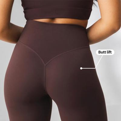 China QUICK DRY custom butt crack! crack! leggings yoga pants gym leggings sports pants women fitness yoga leggings for sale