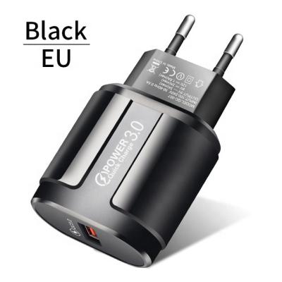 China Mobile Phone 5v 3.1a Usb Phone Charger Us Qc3.0 Adapter Quick Mobile Charger Eu Phone Travel Custom Logo for sale