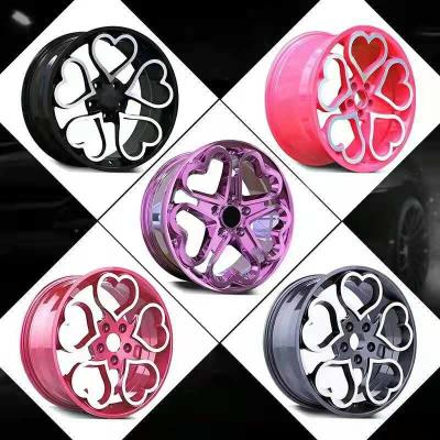 China Automobile modification high quality custom forge wheel 18/19/20/21/22 inch alloy wheels rims heart forged wheel for sale