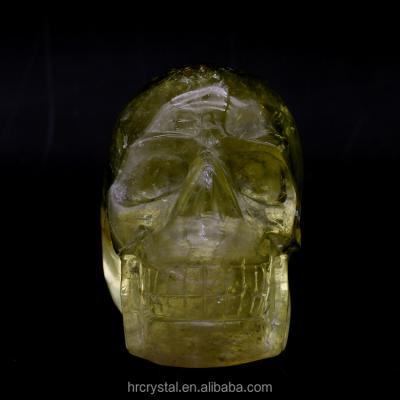 China China Crystal Skulls Hand Carving Hot Sale Natural Citrine Crystal Skulls For Sale for sale