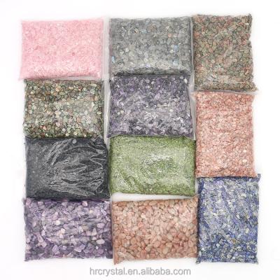 China China Factory Sale Small Crystal Tumbled Stones Crystal Chips Set For Healing for sale