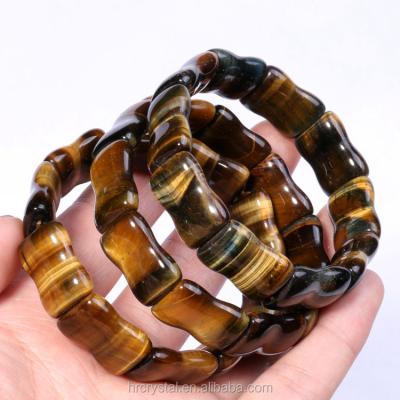 China Popular Selling China Crystal Bracelet Natural Gold Handmade Frozen Tiger Eye Bracelet For Men and Women for sale