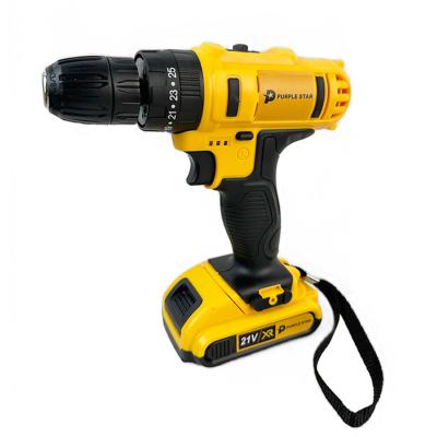 China Hot Selling Repair Brush Motor Portable Lithium Cordless Drill Power Tools For Industry for sale